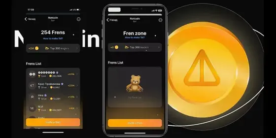 Notcoin (ноткоин) Telegram bot. Airdrop по раздаче токенов.