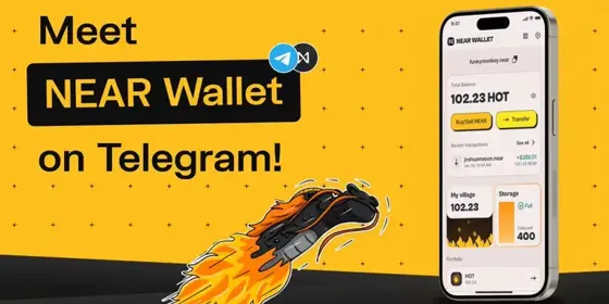 Заработок криптовалюты в Telegram с помощью NEAR Wallet